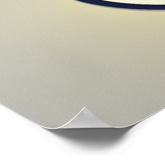 Poster Yin Yang en feu (Coin)