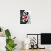 Poster Yin Yang Et Dragon (Bureau à domicile)