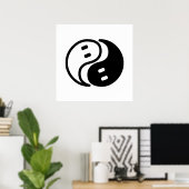 Poster Yin Yang Fantôme (Bureau à domicile)