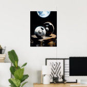 Poster Yin Yang Harmony : Autre équilibre mondial (Bureau à domicile)