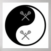 Poster Yin Yang Lacrosse (Devant)