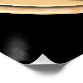 Poster Yin Yang or et argent (Coin)