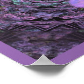 Poster Yin Yang Purple Mandala (Coin)