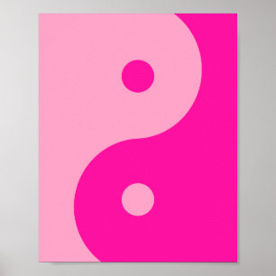 Poster Yin Yang rose