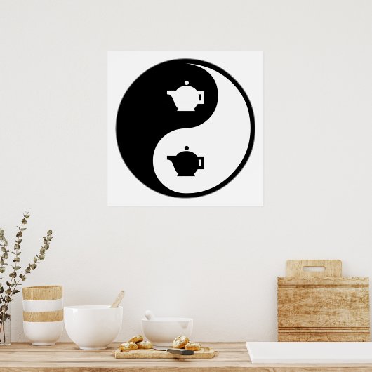 Poster Yin Yang Tea (Cuisine)