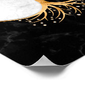 Poster Yin Yang Tree - Marbres et or (Coin)