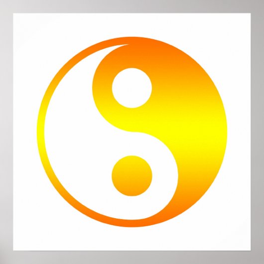 Poster Yin Yang Wall Art (Devant)