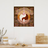 Poster Ying Yang Heart Tree of Life (Cuisine)
