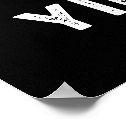 Poster Yip-pea Happy Pea Pun Dark BG (Coin)