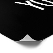 Poster Yo-gurt Gurl Funny Yaourt Pun Dark BG (Coin)