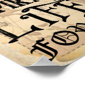 Poster Yo Ho A Pirates Life pour moi signe (Coin)