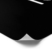 Poster Yo Popeople Funny Poop Pun Dark BG (Coin)