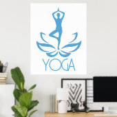 Poster Yoga (Bureau à domicile)