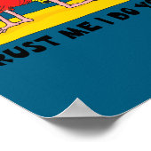 Poster Yoga amusant (Coin)