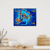 Poster Yoga Aura & Chakras (Cuisine)