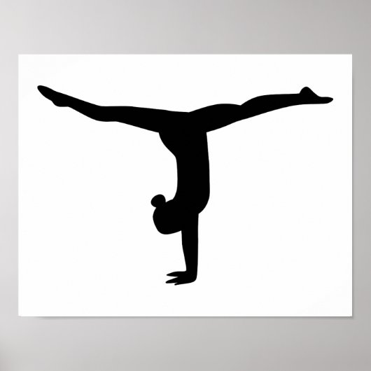 Poster Yoga de gymnastique (Devant)