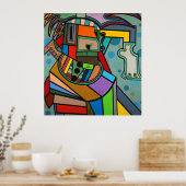 Poster "Yoga" de Ruchell Alexander (Cuisine)