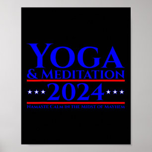 Poster Yoga et méditation - Namaste Calm -
