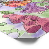 Poster Yoga Fairy Castle Floral Collage (Coin)