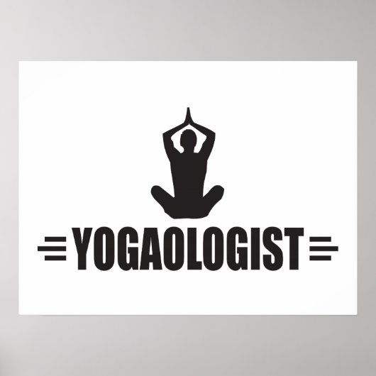 Poster Yoga humoristique (Devant)