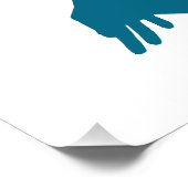 Poster yoga méditation énergie positive tranquillité d'es (Coin)