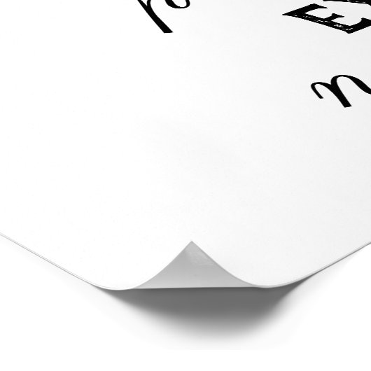 Poster yoga mignon citations typographie de motivation (Coin)