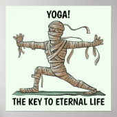 Poster Yoga Mummy (Devant)