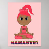 Poster Yoga Namaste (Devant)