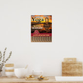 Poster Yoga Pilates Fitness Trainer Small Business Flyer (Cuisine)