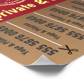 Poster Yoga Pilates Fitness Trainer Small Business Flyer (Coin)