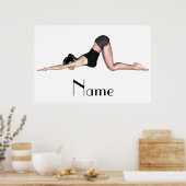 Poster Yoga Poses Thunder_Cove (Cuisine)