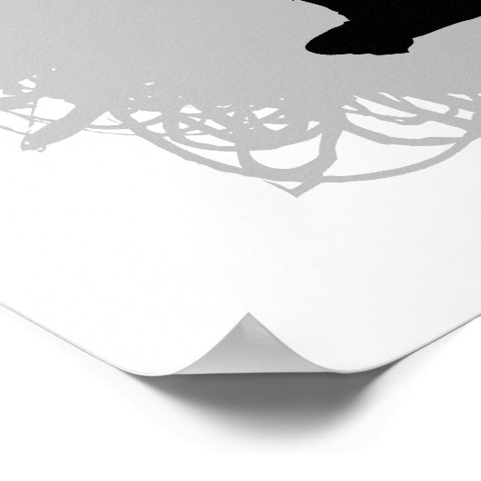 Poster Yoga Scribble Style (Coin)