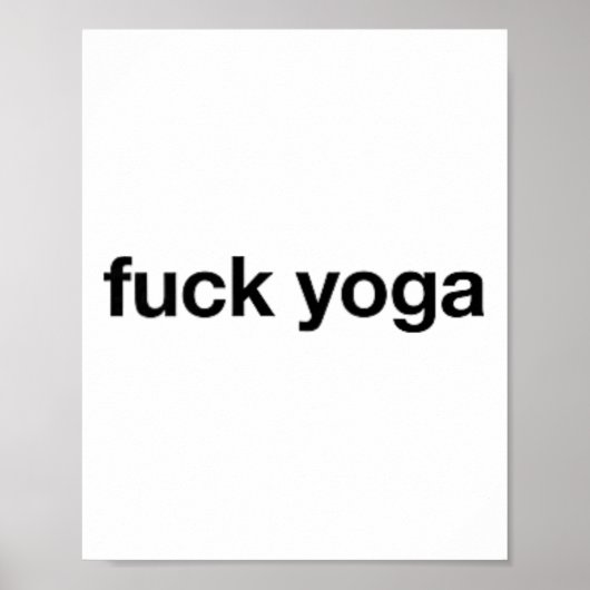 Poster Yoga soins personnels (Devant)