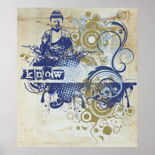 Poster Yoga Speak : Indigo Knowle Chakra (Devant)