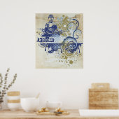 Poster Yoga Speak : Indigo Knowle Chakra (Cuisine)