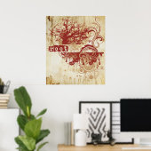 Poster Yoga Speak : Red Root Chakra (Bureau à domicile)