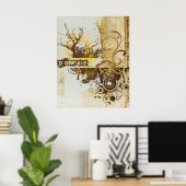 Poster Yoga Speak : Yellow Power Chakra (Bureau à domicile)