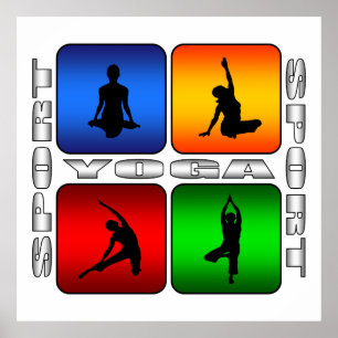 Poster Yoga spectaculaire