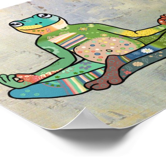 Poster Yogafrosch (Coin)