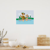 Poster Yogi Bear et Boo Boo Fun Canoe Adventure (Cuisine)