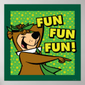 Poster Yogi Bear Fun Amusant (Devant)