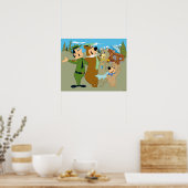 Poster Yogi Ours et amis Accueil chaleureux (Cuisine)