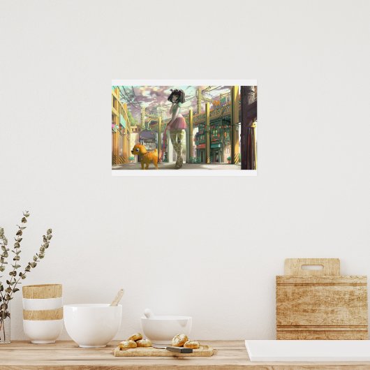 Poster Yoko&Nana-chan (Cuisine)