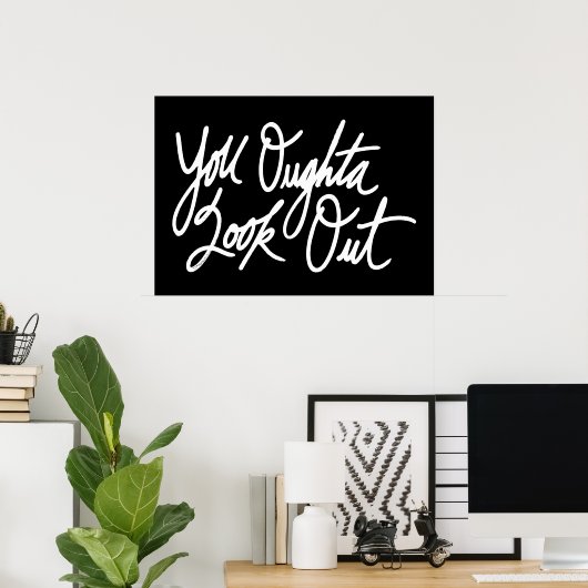 Poster YOLO par Love Me (Bureau à domicile)