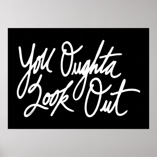 Poster YOLO par Love Me (Devant)