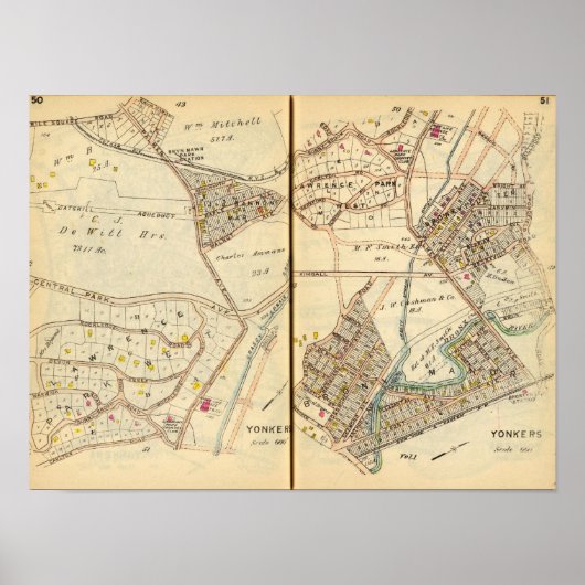 Poster Yonkers, New York (Devant)