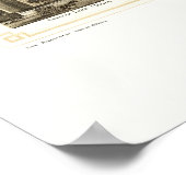 Poster York, PA Carte panoramique - 1852 (Coin)