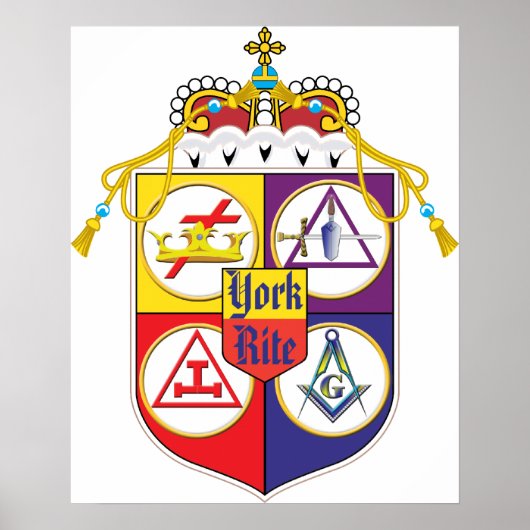 Poster York Rite Shield (Devant)