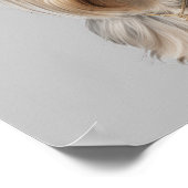 Poster Yorkie Illustration Mur Art pour Amoureux des chie (Coin)