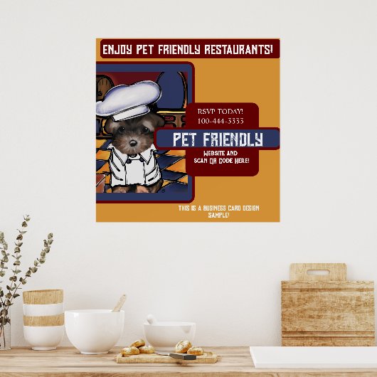 Poster Yorkie Poo  (Cuisine)